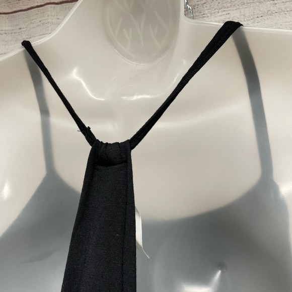 Fabletics Black Neema Maxi Hustle & Bustle Halter Dress Size L - Picture 9 of 12